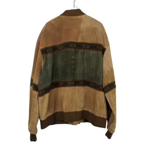 Scully Vintage Leather Jacket Brown Tan GreenWestern Suede Jacket Men's XXL - Picture 2 of 6