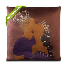 Decorative Throw Pillow   King  Queen Design, Soft Down Alternative Cushion ...