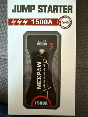 1500A NexPow Q10S Jump Starter Ladegerät 12V KFZ Booster Auto Starthilfe