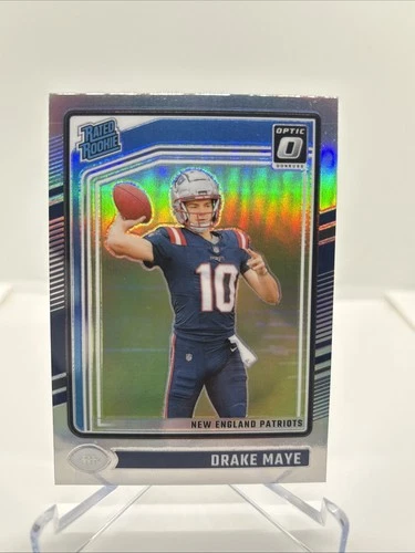 2024 Panini Donruss Optic Rated Rookie Drake Maye #229 Holo Prizm (RC)
