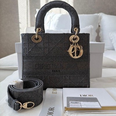 Extrem schöne Dior Lady Dior LADY D-LITE Medium Tasche
