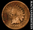 1862 Indian Head Cent- Semi Key Better Date No Reserve #J1125