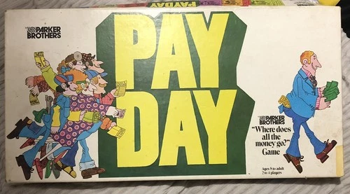 Vintage PAYDAY Board Game - 1975 Parker Brothers Australia - Almost Complete