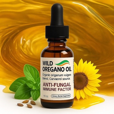 Wild Oregano Oil Capsules   Natural Immune & Digestive Support | Nail & Skin