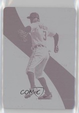 2017 Panini Immaculate Printing Plate Magenta 1/1 Ian Kinsler #56 2u3
