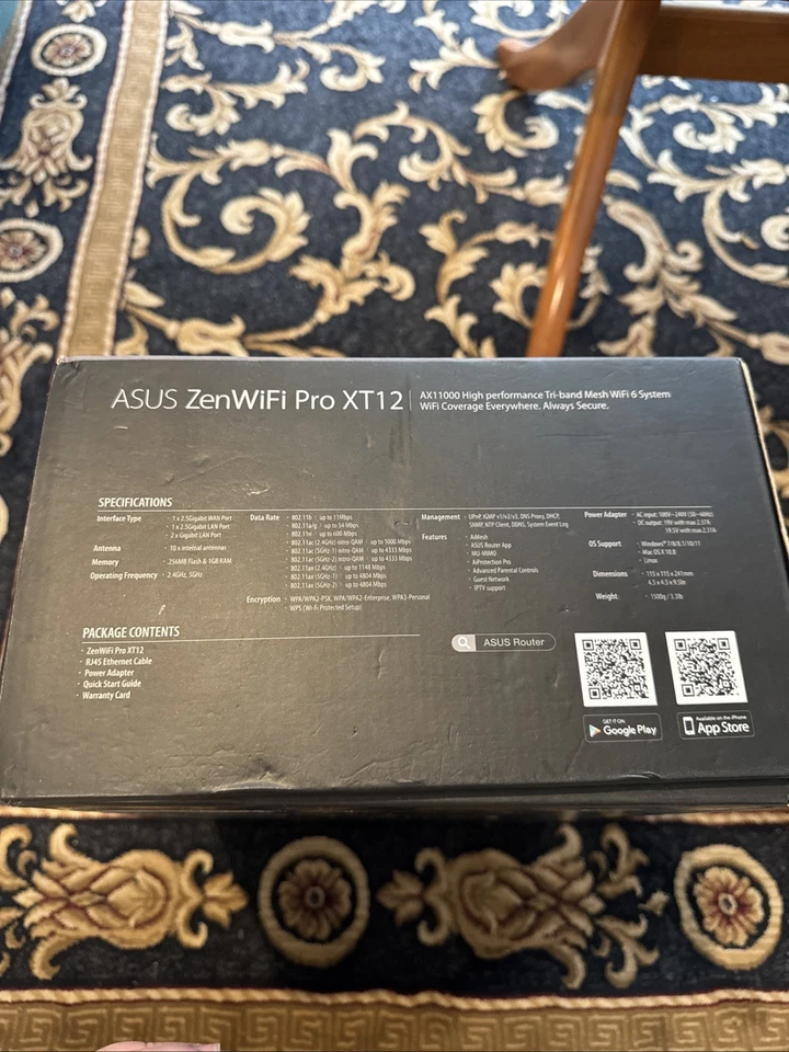 Asus Zenwifi Pro Xt12 AX11000 High Performance Tri-band Mash Wifi 6 System ￼ - image 3 of 3