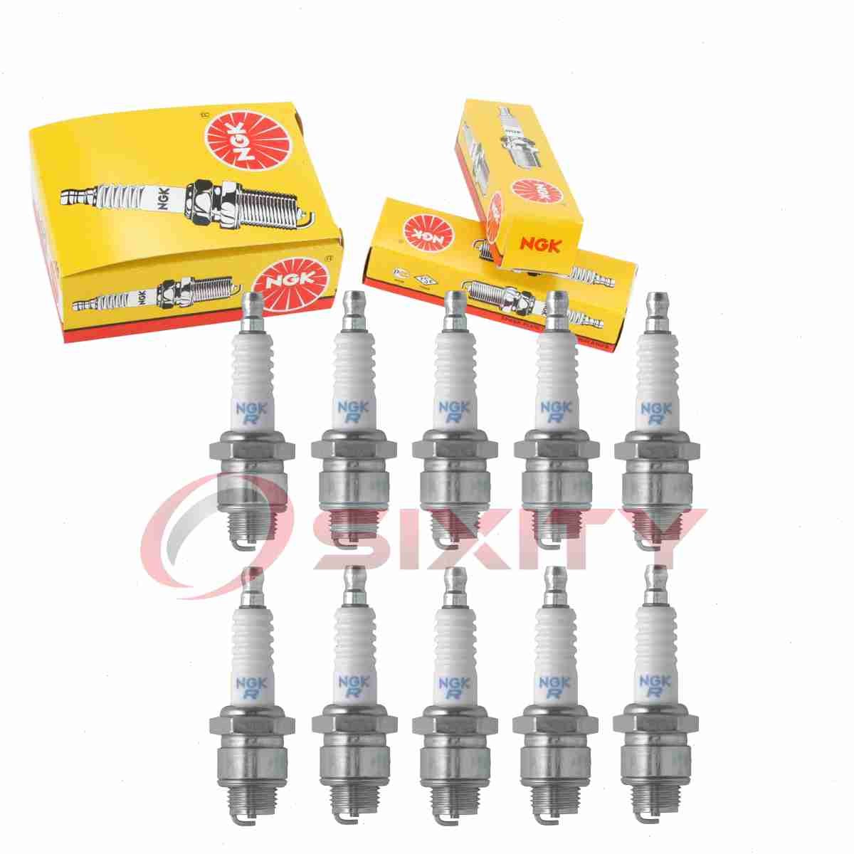 10 pc NGK 3522 BR6S Standard Spark Plugs for WR9EO WR9EC3 WR9EC0 WR9EC WR9E0 nl