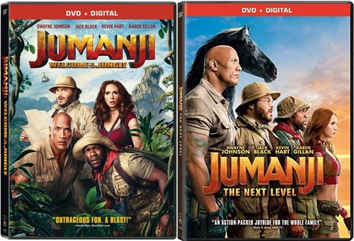 JUMANJI 1 ONE WELCOME TO THE JUNGLE & JUMANI 2 TWO THE NEXT LEVEL 2 DVD Set New - Bild 2 von 4