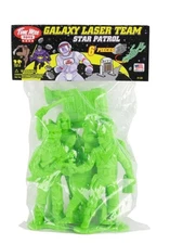 TimMee Processed Plastic Big GALAXY LASER TEAM Tim Mee STAR PATROL Space Figures