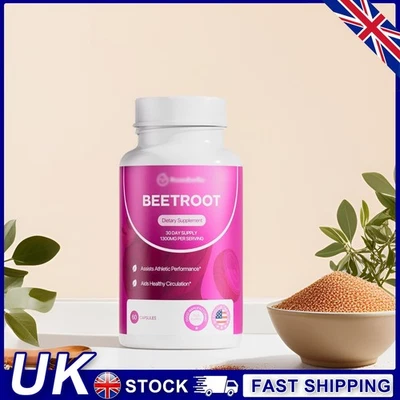 1300mg Rosabella Capsules Organic Beet Root Powder Supports Blood Pressure UK✅‘