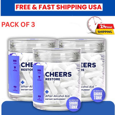 3 Bottles Cheers Restore Supplement w/ DHM + ...