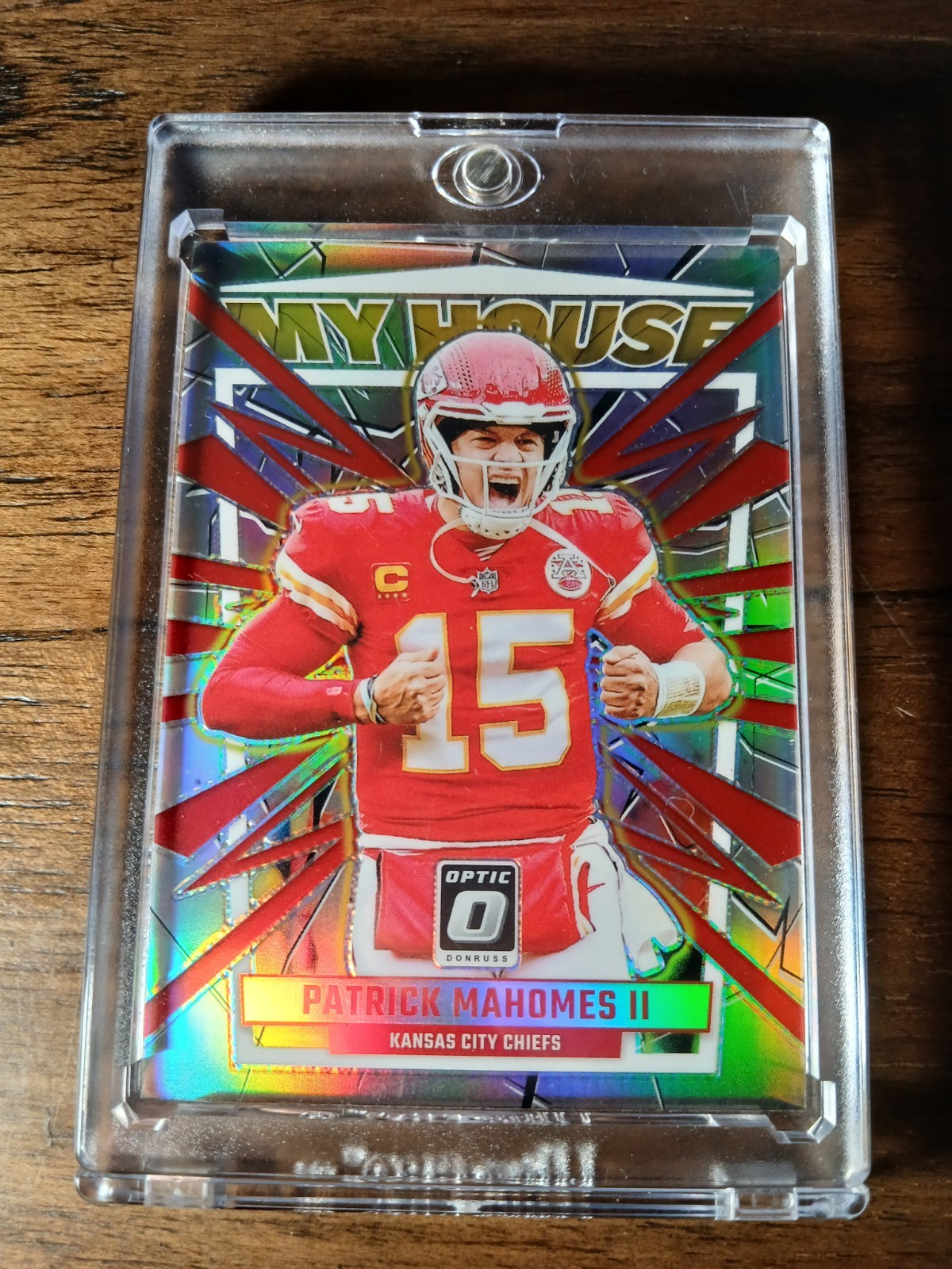 2023 Panini Donruss Optic Patrick Mahomes II My House #19 Silver Prizm