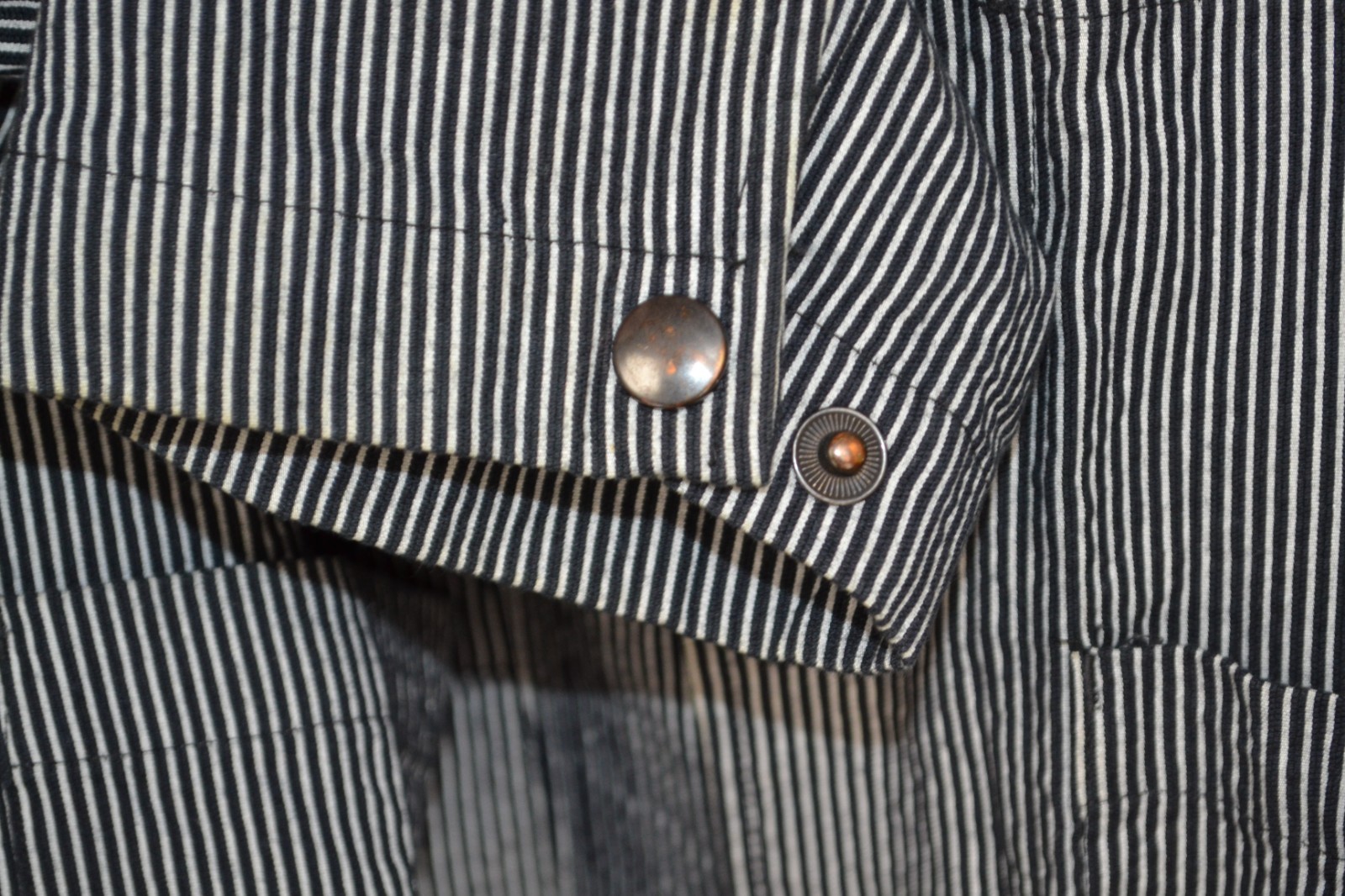 Illustrated Example Work Striped Jacket Utility C… - image 9