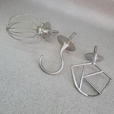 Set Of 3 Tools For Vintage Kenwood Chef A701A Mixer Whisk Hook K Beater Tools