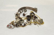 Sterling Silber 925 Edelmetall Schmuckschrott Konvolut 35,9 g