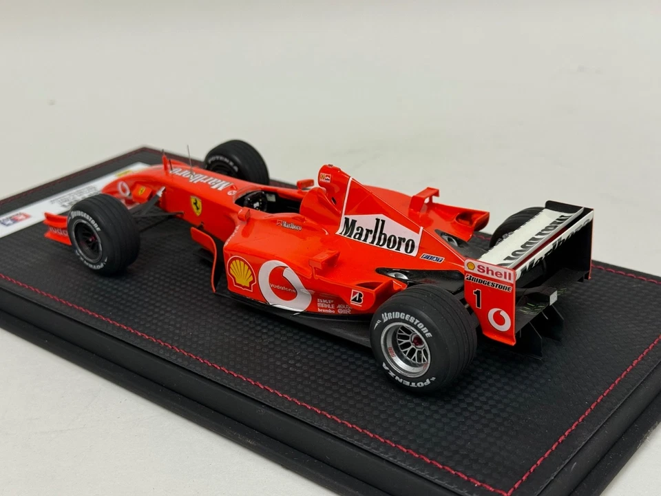 1/20 Tamiya Ferrari F2001 2002 Lancio Test Di Valencia Michael Schumacher ABG79 - Immagine 2 di 4
