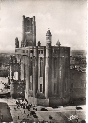 AK ALBI. Basilika St. Cäcile. Gesamtansicht.