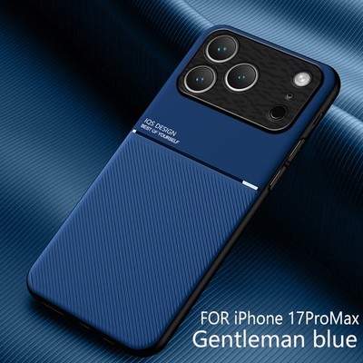 For iPhone 17 Pro Max Air Pro Shockproof Slim Rubber Phone Case+Tempered Glass