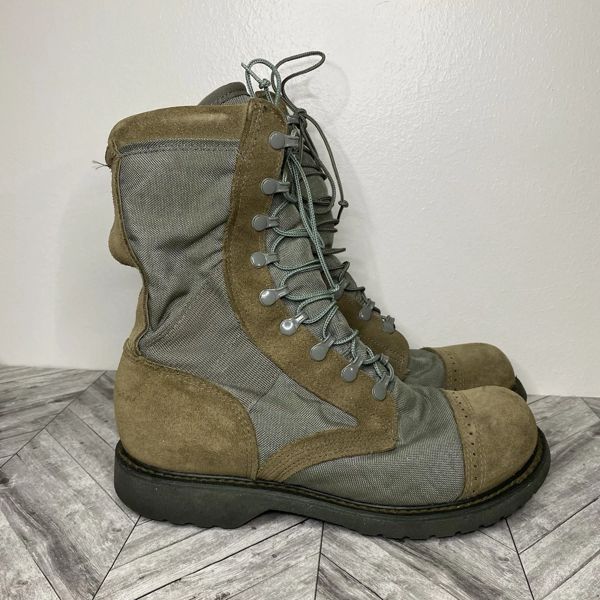 SAGE GREEN COCORAN JUMP AIRBORNE PARATROOPER SZ UNKNOWN BOOTS LD 2450 Corcoran US Paratrooper Jump Boots 3D Model | VR4D main image 3