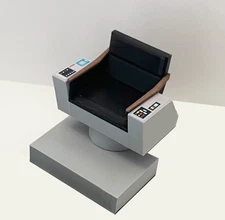 1:14 Scale TOS Kirk Command Chair Displays with 4.75 Inch / Playmates Figures