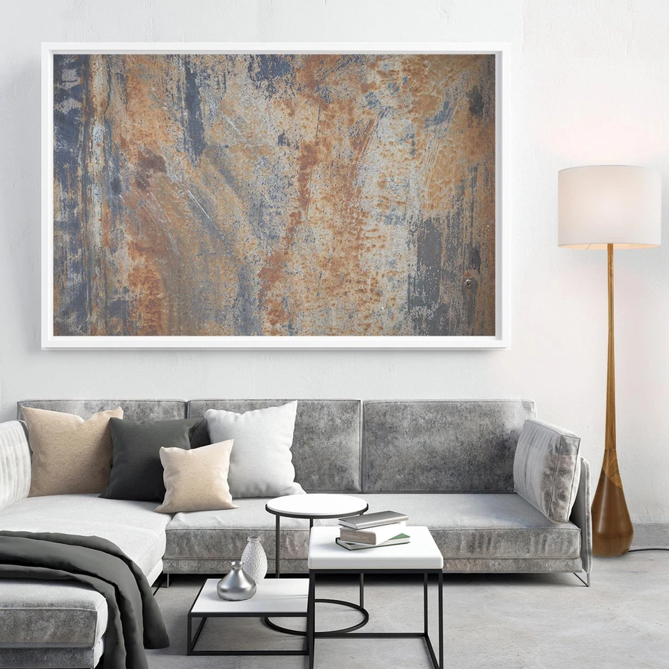 Lámpara de pie eléctrica Novogratz x Harrington 65", base de madera sintética de 2 tonos, blanca... Foto 4 de 4