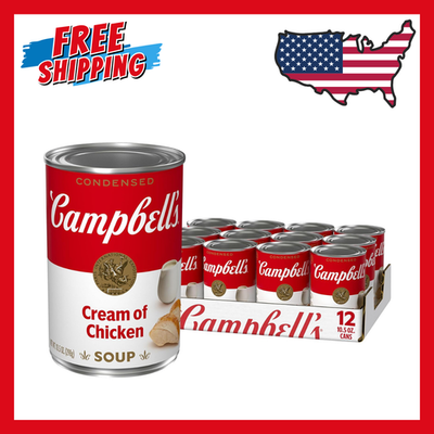 #ad Condensed Cream of Chicken Soup 10.5 Oz Can 12 Pack $16.44