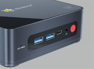 Beelink U59 Pro Mini PC Black Intel N5105 Windows 11 8GB RAM 256GB