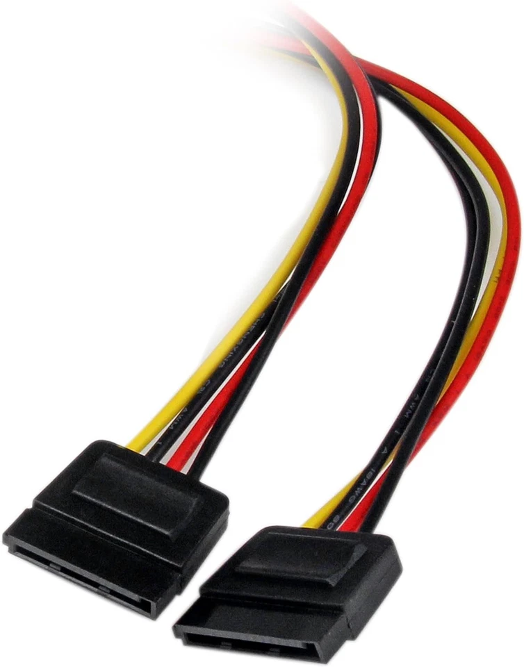 StarTech.com 12in LP4 to 2x SATA Power Y Cable Adapter - Molex to to Dual SATA P - Image 4 of 4