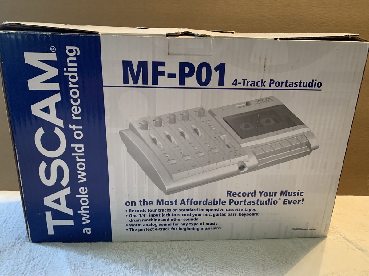 TASCAM タスカム　PORTASTUDIO MF-P01 Tascam MF-P01 Portastudio 4-Track Cassette Recorder w/ Power