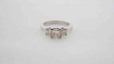 14K White Gold Diamond Engagement Ring 25724