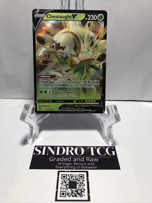 chesnaught v pokemon card price Chesnaught V 15/195 Pokémon TCG Silver Tempest