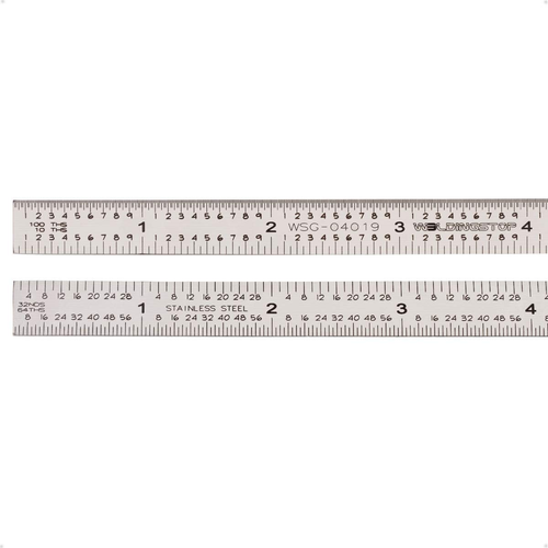 6 in Machinist Ruler Scale 5R 10ths 1/100 1/32 1/64 Graduation Flexible Decimal - Picture 9 of 12