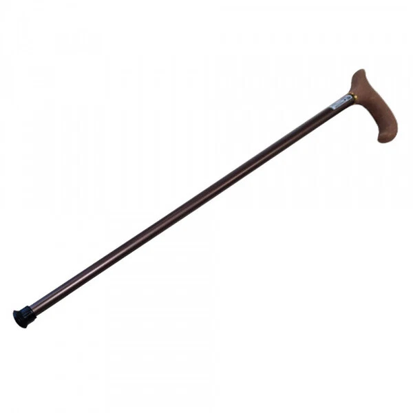 Gehstock mit Derby-Softgriff aus Kork |Ossenberg |Starr |Metallic Bronze