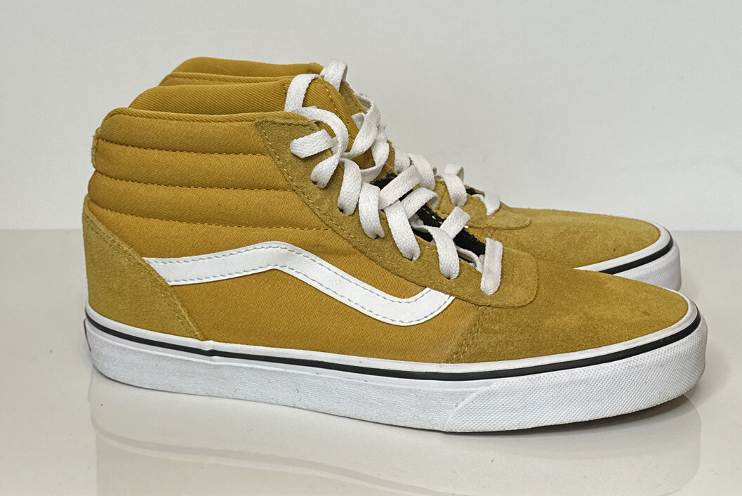 VANS Sk8-mid Sneakers Mustard Yellow Women size 8.5 | eBay