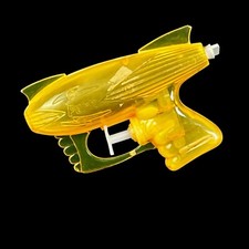 VTG Park Transparent Orange Plastic Water Pistol Space Gun