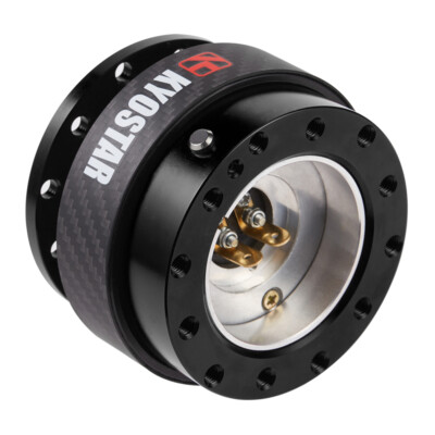 Universal Real Carbon Fiber Steering Wheel Quick Release Control Hub Adapter New