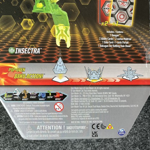 Bakugan Geogan Rising: VILOCH Combiner INSECTRA grün NEU FABRIKVERSIEGELT - Bild 6 von 7