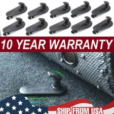 10Pcs Down For Toyota 2001-2010 Floor Mat Clips Hooks Retention Hold Retainer
