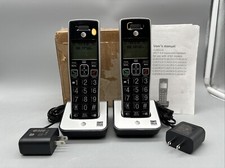 2 - AT T CL80113 Accessory Handset Phone w/ Caller ID  Call Waiting - Light Use