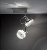 Design Decken Lampe Led Deckenstrahler 2 Flg Deckenspot Dimmbar Strahler Spot