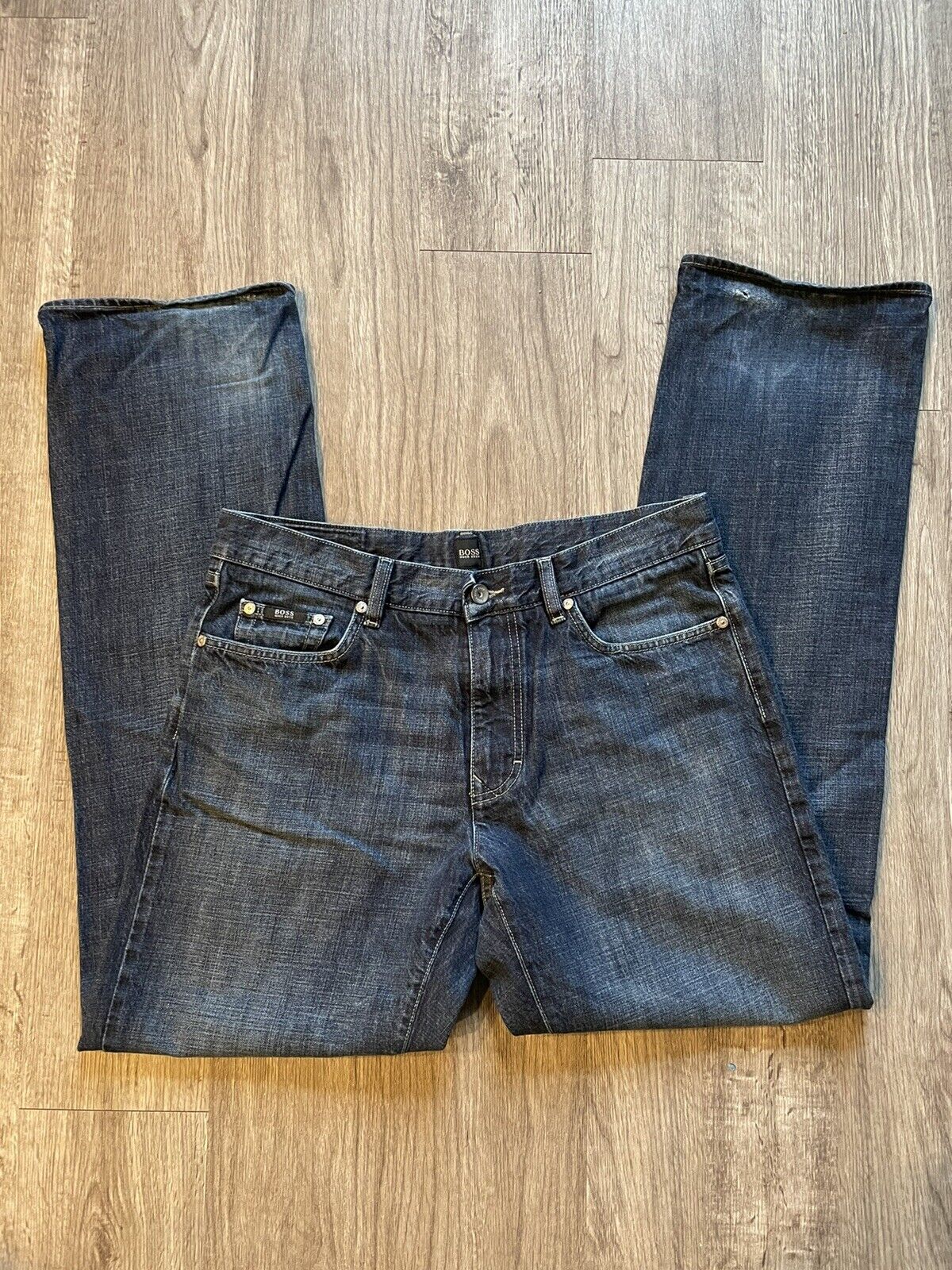 Dem visdom utilsigtet Hugo Boss kansas regular fit stretch jeans 34/32 *FLAW* | eBay