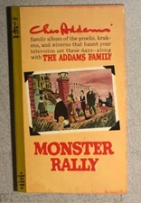 MONSTER RALLY by Chas Addams (1965) Pocket Books cartoon paperback 1st VF