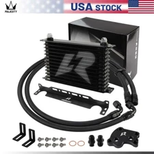 LR AN10 13Row Oil Cooler Kit For BMW Mini Cooper S Supercharger R50 R52 R53 1.6L