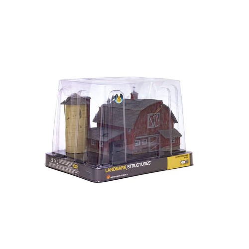 Woodland Scenics HO Scale Old Weathered Barn Built and Ready - Picture 8 of 8