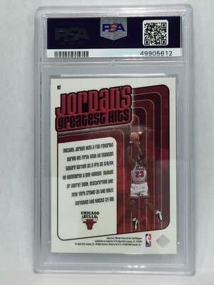 1999 UD NBA MICHAEL JORDAN PSA9 ジョーダン Amazon.com: 1999-00 Upper Deck Retro Epic Jordan #J2 Michael