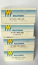 Walthers 4 Lot #932-5155, 932-3673 Airslide Hopper, 932-3719 PS-1 Box, 932-2056