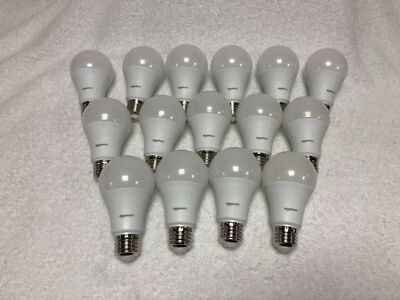 Lot of 15 Amazon Basic 10w dimmable LED 5000k 800lm  daylight  bulbs