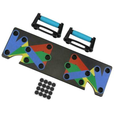 9 in 1 Push Up Rack Board Shaping System Fitness Workout Train Gym Exercise