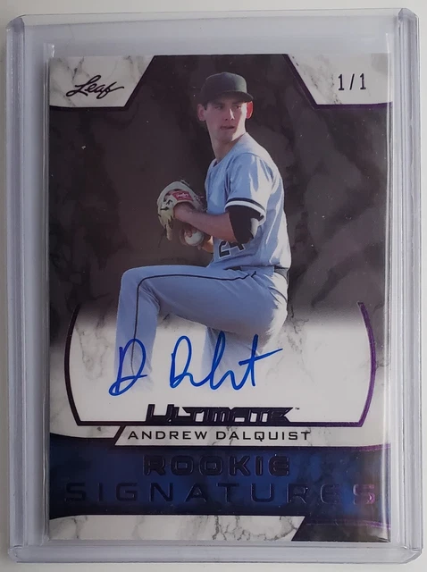 2019 Leaf Ultimate Rookie Signatures Andrew Dalquist Autograph RC 1/1 Auto