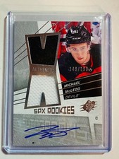  2018-19 SPx '08-09 Retro Rookies Autographs #08AMM Michael McLeod /199 Devils